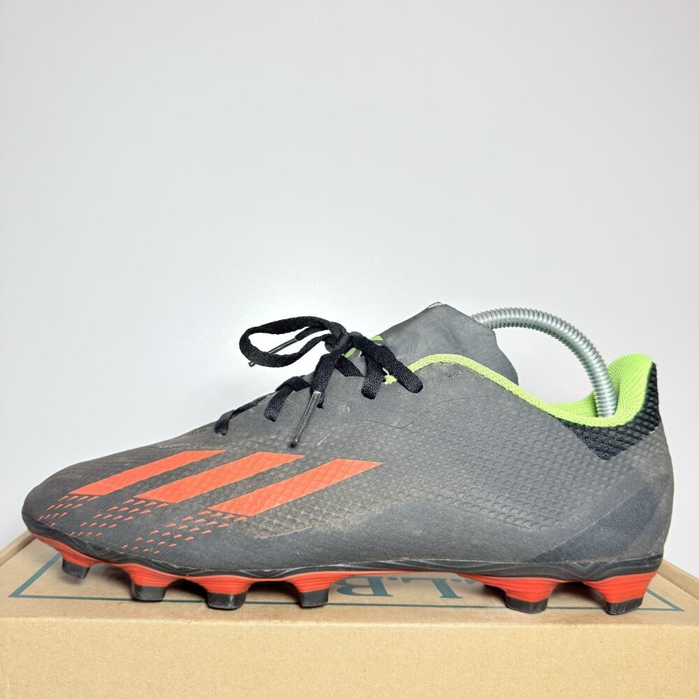 Adidas X Speedportal.4 FxG Men's Soccer Cleats Size 9 Grey Orange Athletic Shoes